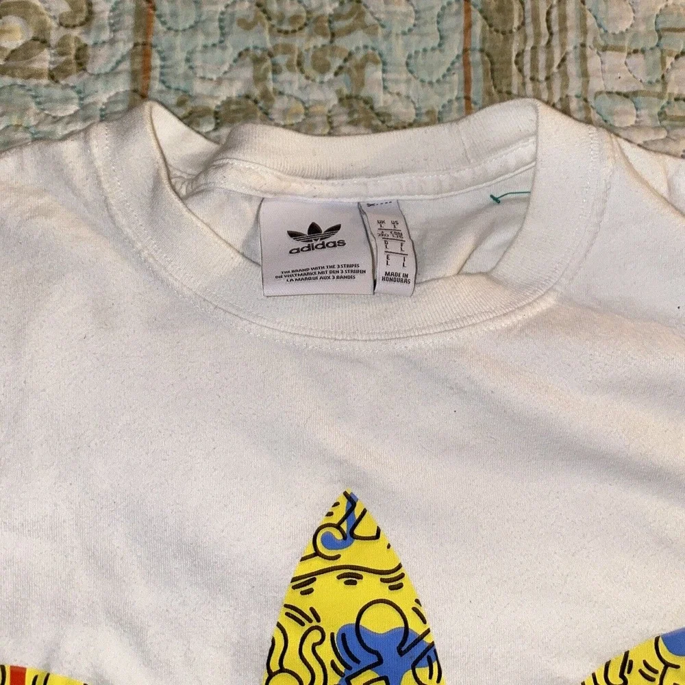 Adidas Originals Keith‎ Haring T-Shirt Men Size Large Trefoil